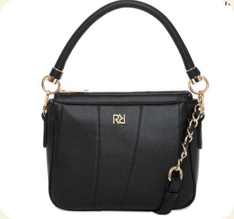 Bolsa de mão com alça de corrente
