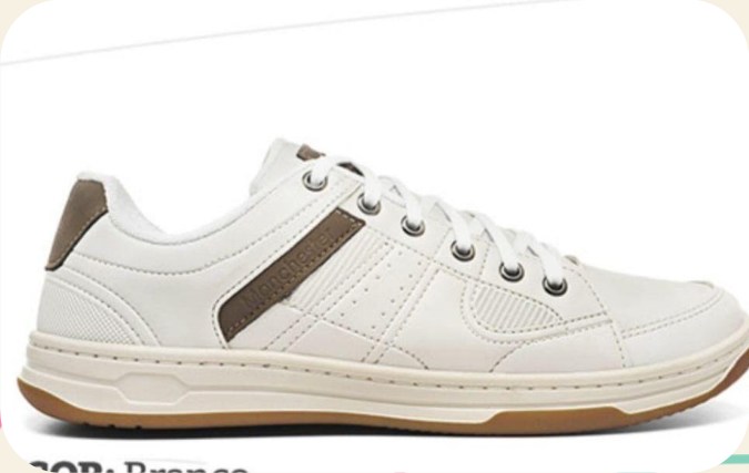 Tênis casual com detalhe lateral — Original