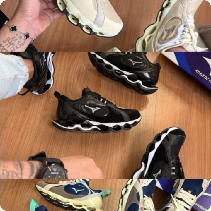 Tênis Mizuno de solado ondulado — Premium