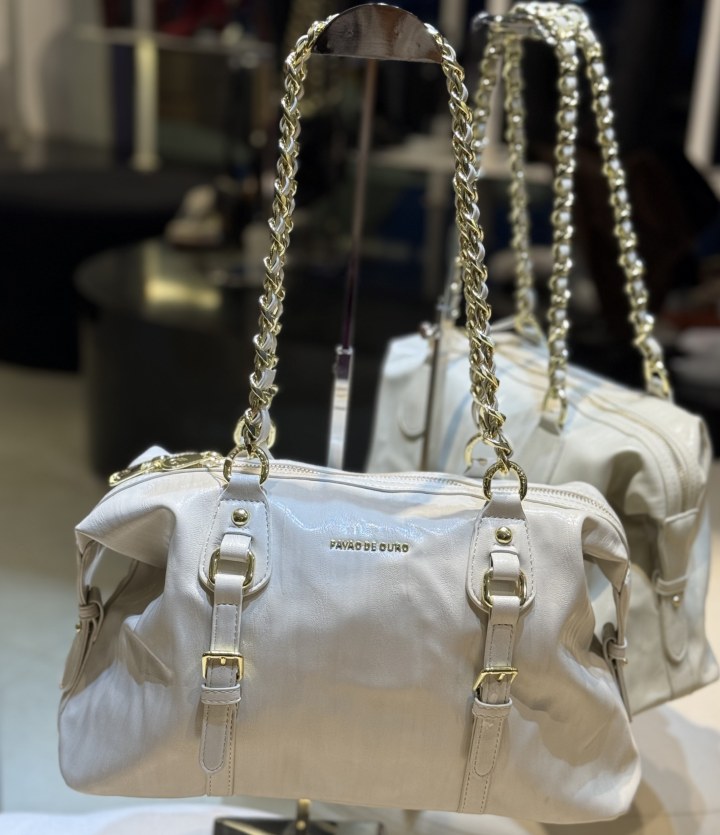 Bolsa de viagem com alça de corrente