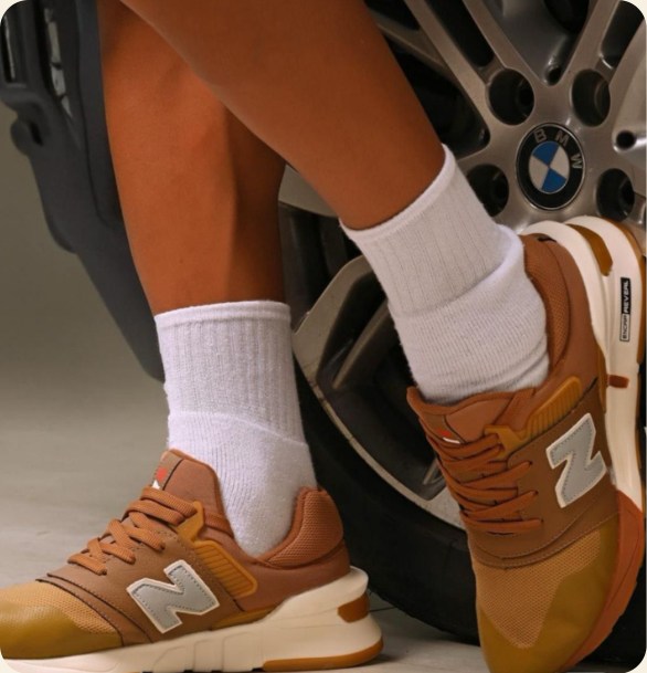Tênis New Balance casual com recortes — Premium