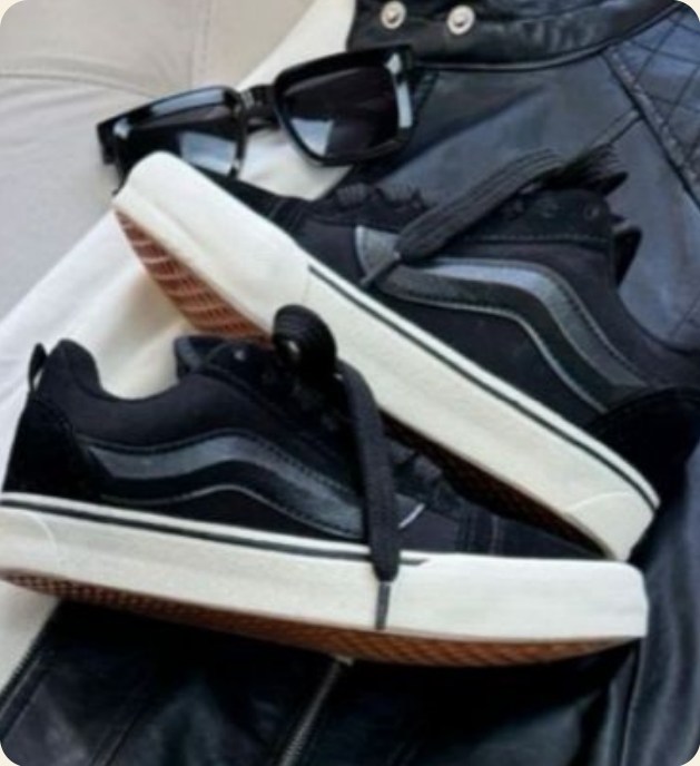 Tênis Vans casual de solado alto — Premium