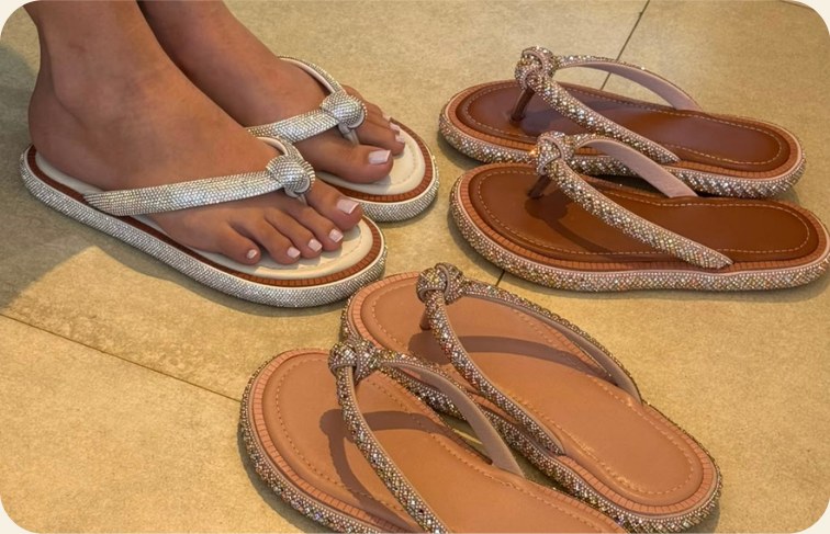 Flatform feminina — modelo 039