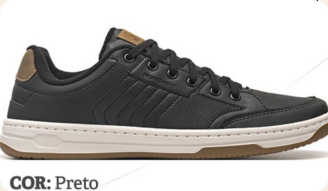 Tênis casual com detalhe lateral — Original