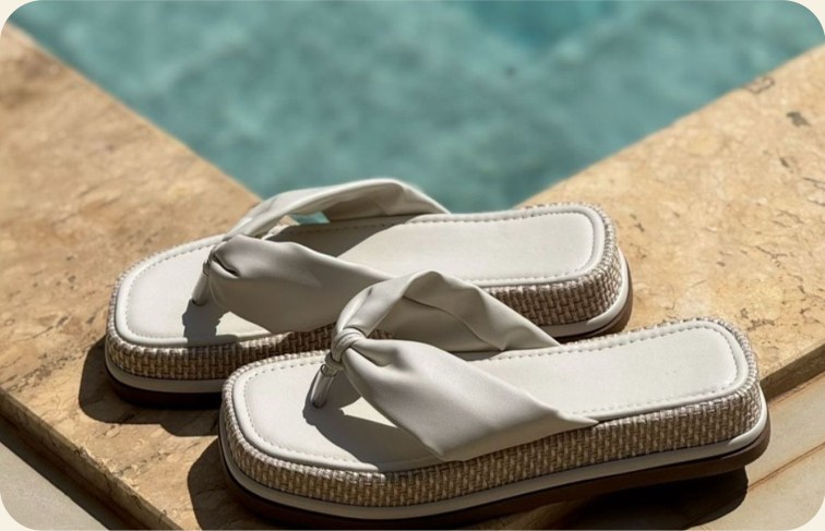 Flatform feminina — modelo 043
