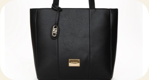 Bolsa sacola com placa metálica