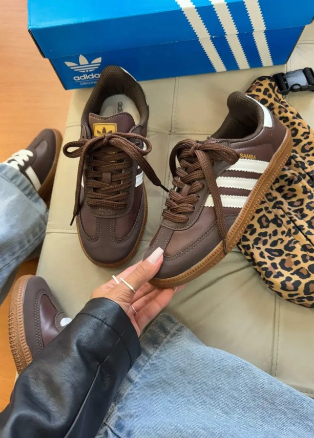 Tênis Adidas retrô de solado baixo — Premium