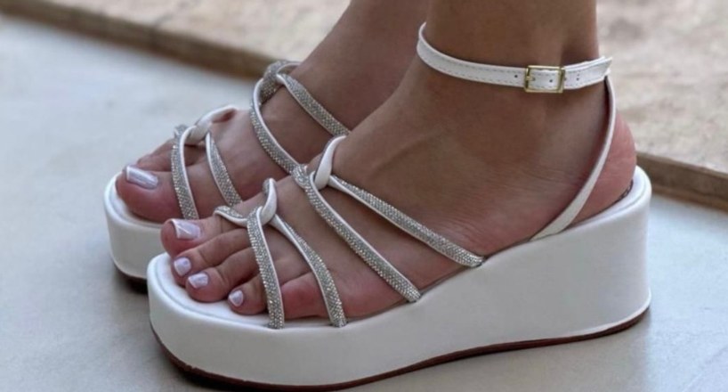 Flatform de tiras de brilho