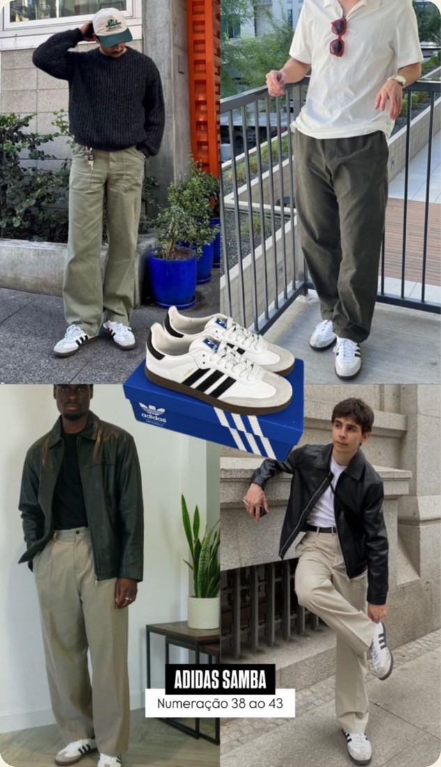 Tênis Adidas Samba — Premium