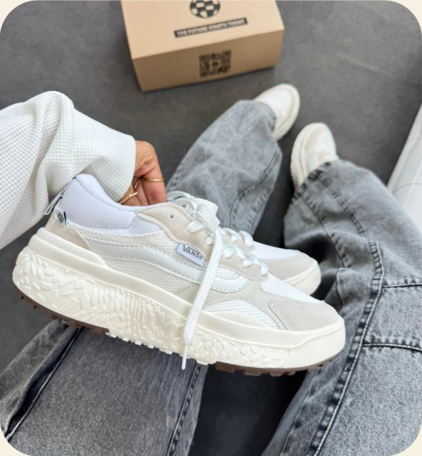 Tênis Vans casual com solado texturizado — Premium
