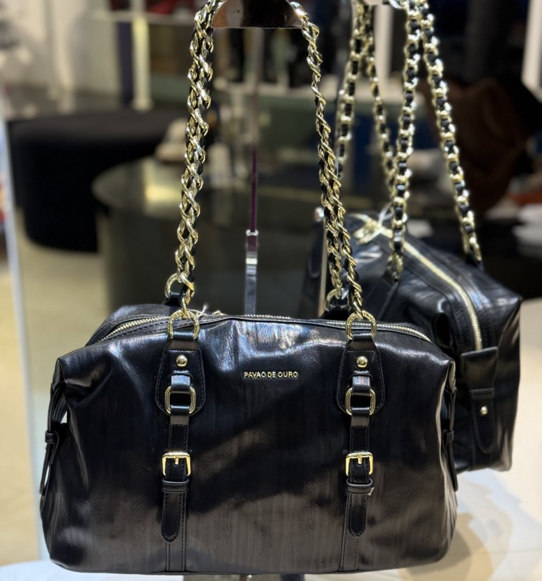 Bolsa de viagem com alça de corrente