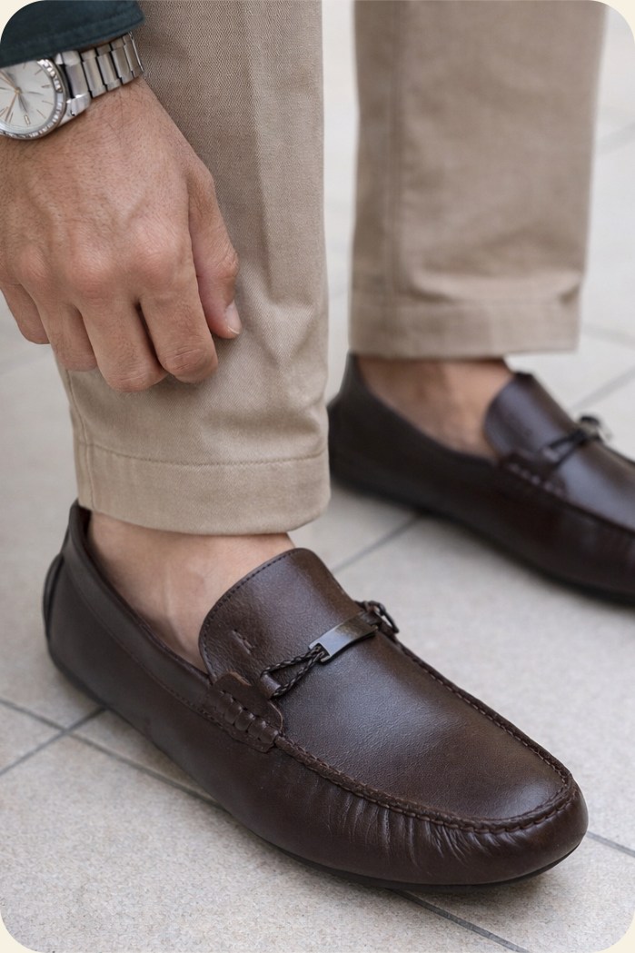 Mocassim com detalhe no cabedal — Original