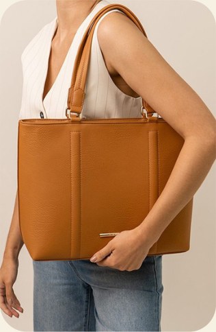 Bolsa sacola lisa com alças